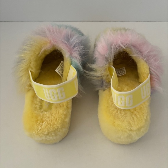 UGG Fluff Yeah Tie Dye Slipper Sandals 7 - Picture 3 of 8